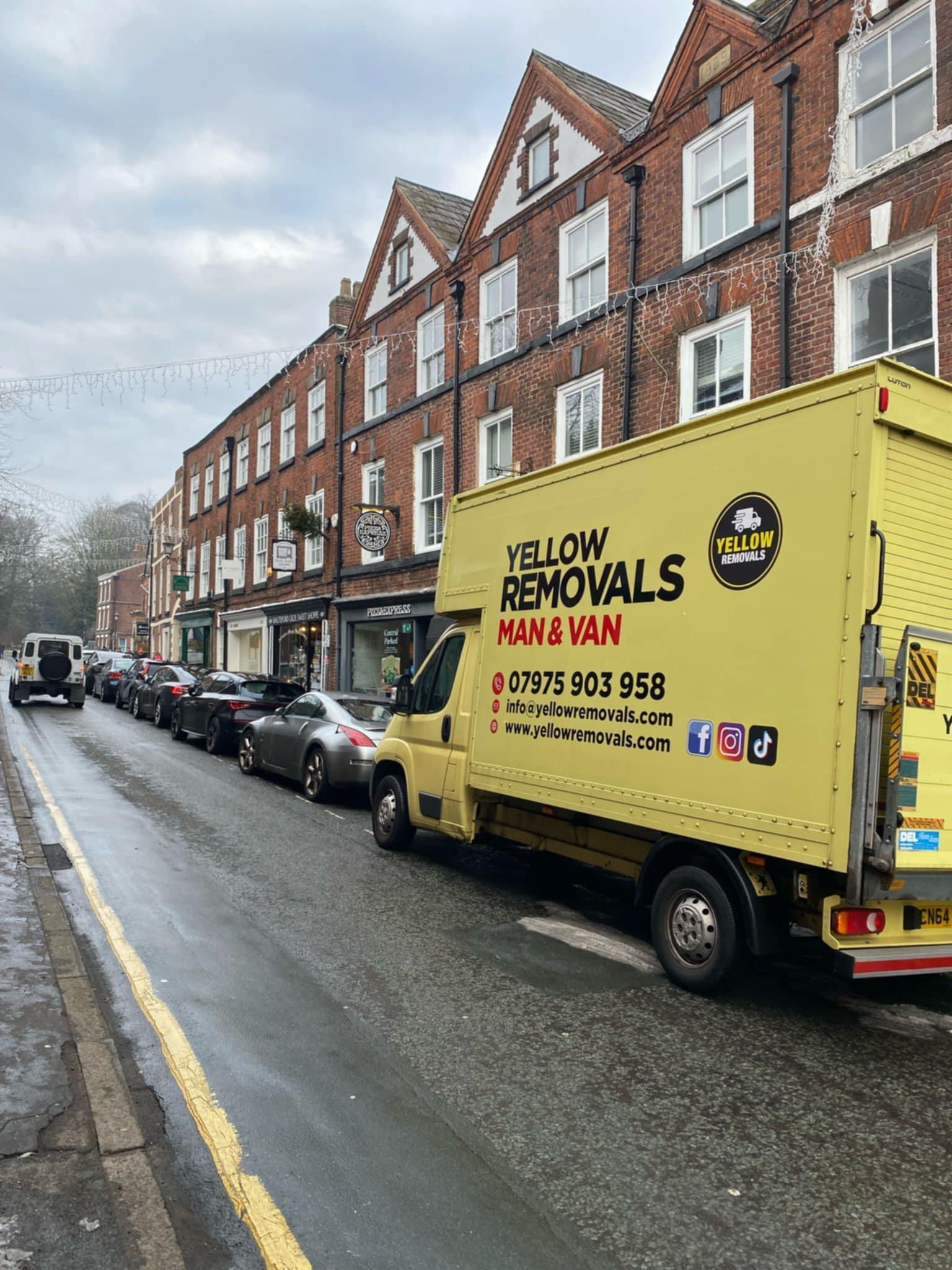 Professional movers at work